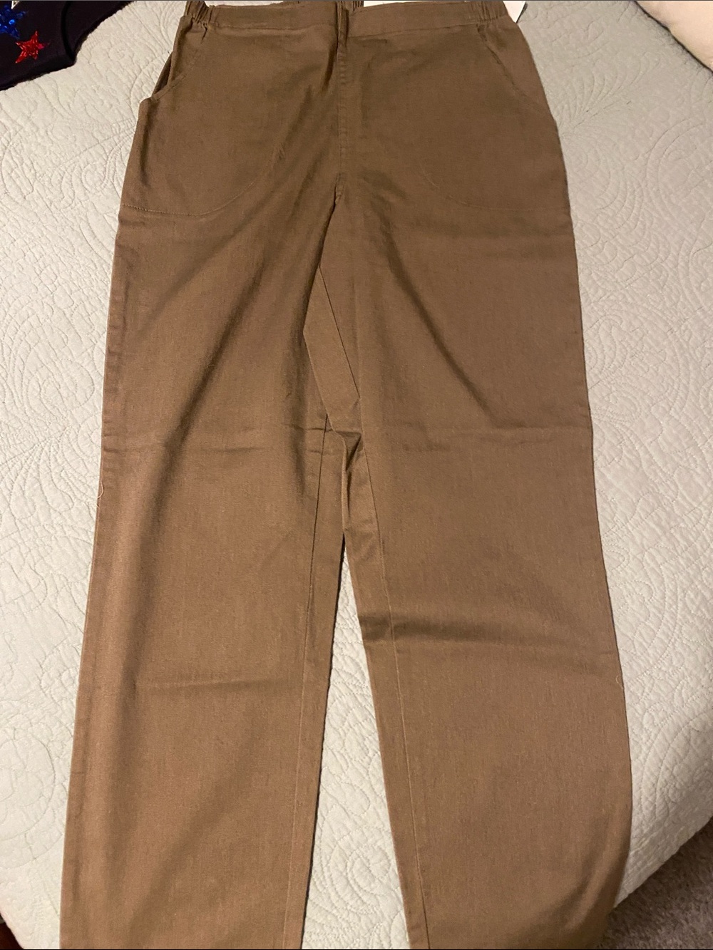 croft & barrow Men's Khaki Brown Straight Chinos